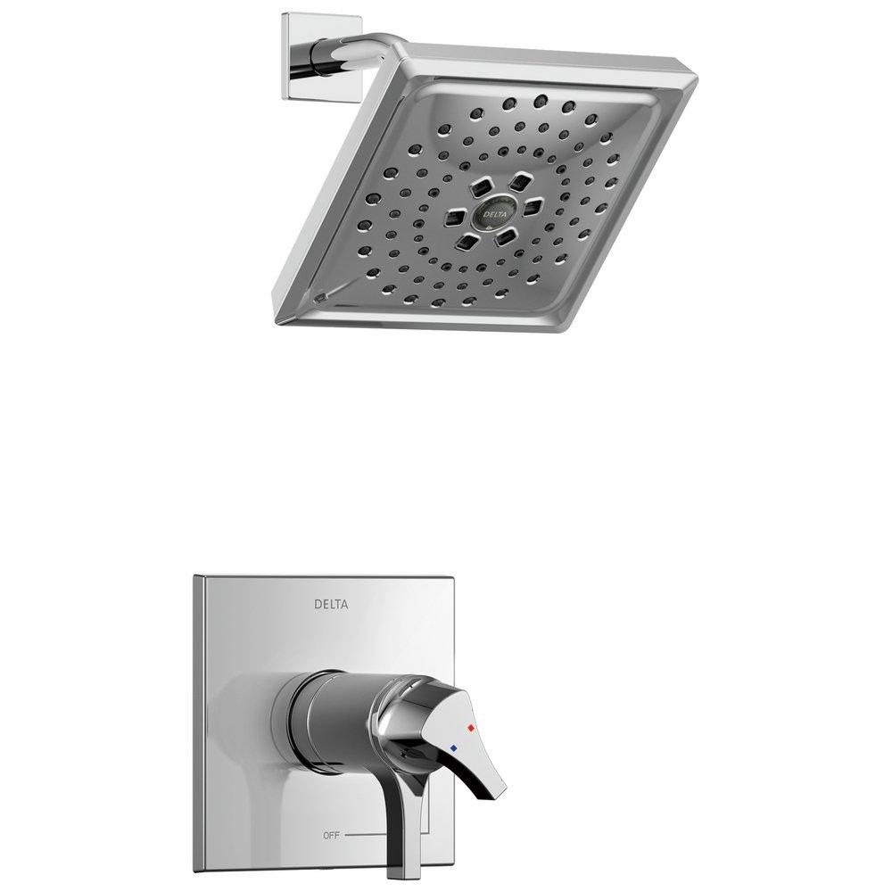 Delta Faucet Chrome Two Handle Multi Function Shower Faucet (Trim Only) 