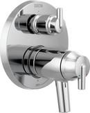 Delta Faucet Chrome Three Handle Bathtub & Shower Faucet Trim Only 