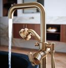 Brizo Brilliance Luxe Gold Tempassure&reg; Thermostatic Valve With Diverter Trim Handle Kit - Industrial Lever 
