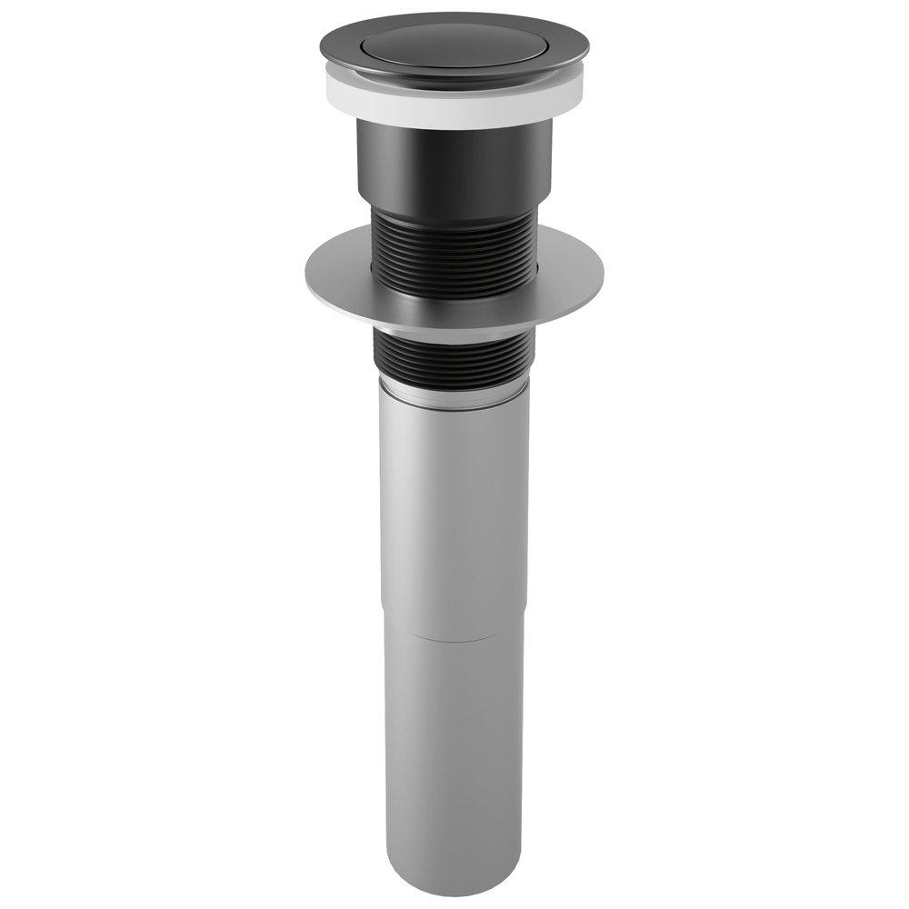 Brizo Matte Black 2-1/8 x 5-9/32 in. Pop-Up Drain Assembly 