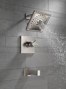 Delta Faucet Brilliance Stainless Single Handle Multi Function Bathtub & Shower Faucet 