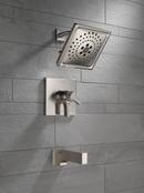 Delta Faucet Stainless Two Handle Multi Function Bathtub & Shower Faucet (Trim Only) 