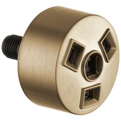 1.5 gpm Round Massaging Body Spray in Brilliance Luxe Gold