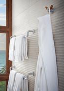 Brizo Polished Chrome/Teak Wood 2-Hook Robe Hook 