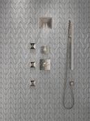 Delta Faucet Brilliance&reg; Stainless 6 Setting Single Handle Diverter Trim 