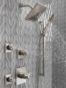 Delta Faucet Brilliance&reg; Stainless 6 Setting Single Handle Diverter Trim 