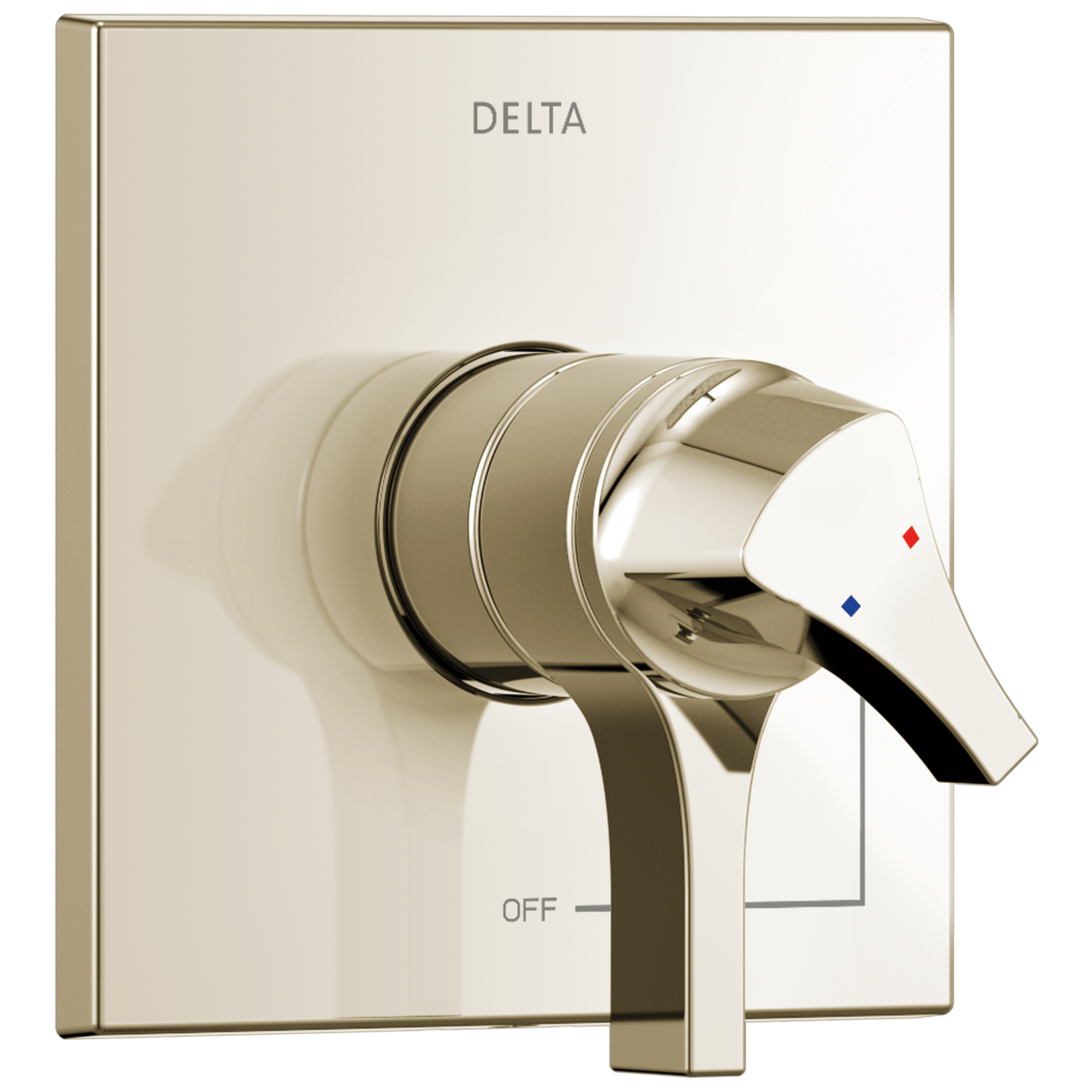 Delta Faucet Polished Nickel Valve Trim Only with Single Lever Handle 