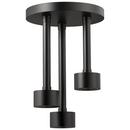 Brizo Matte Black 1.75 gpm 1-Function Ceiling Mount Pendant Showerhead 