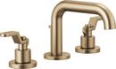 Two Handle Widespread Bathroom Sink Faucet in Brilliance Luxe Gold Handles Sold Separately