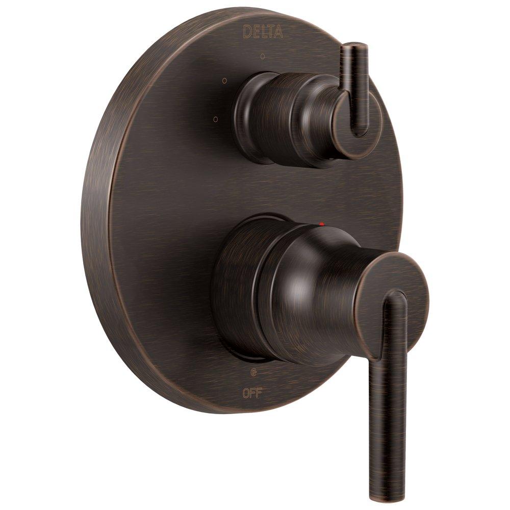 Delta Faucet Venetian Bronze 6-5/8 in. Valve Trim with 3-Setting Integrated Diverter 