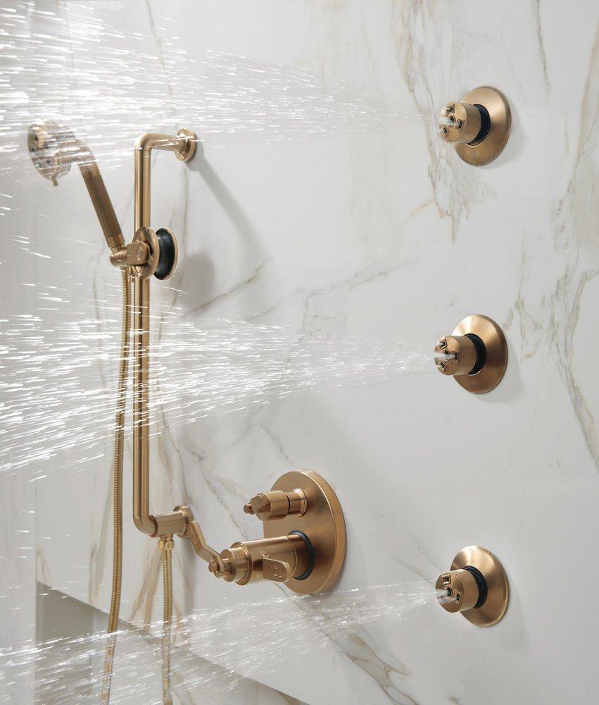 Brizo Luxe Gold Bathtub & Shower Faucet (Trim Only) 