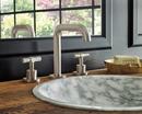 Brizo Luxe Nickel Widespread Bathroom Sink Faucet (Handles Sold Separately) 
