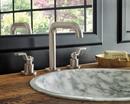 Brizo Luxe Nickel Widespread Bathroom Sink Faucet (Handles Sold Separately) 