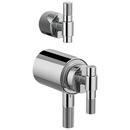 TempAssure Thermostatic Valve With Integrated Diverter T-Lever Handle Kit in Chrome