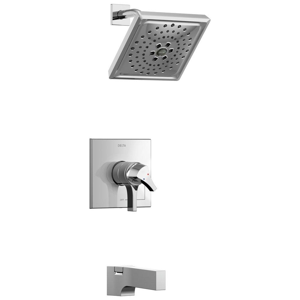 Delta Faucet Chrome Two Handle Multi Function Bathtub & Shower Faucet (Trim Only) 