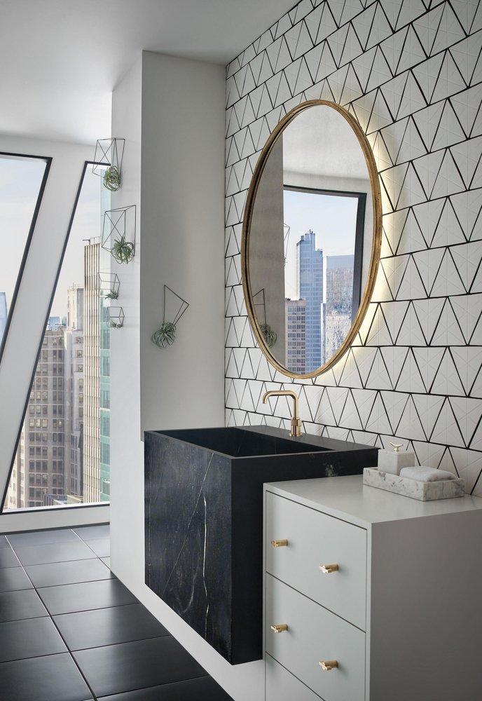 Brizo Luxe Gold Single Handle Monoblock Bathroom Sink Faucet 