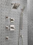 Delta Faucet Brilliance Stainless Two Handle Multi Function Shower Faucet (Trim Only) 