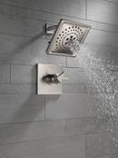 Delta Faucet Brilliance&reg; Stainless Two Handle Multi Function Shower Faucet (Trim Only) 