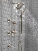 Delta Faucet Brilliance Stainless Two Handle Multi Function Shower Faucet (Trim Only) 