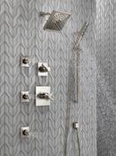 Delta Faucet Brilliance Stainless Two Handle Multi Function Shower Faucet (Trim Only) 