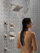 Delta Faucet Stainless Two Handle Multi Function Shower Faucet (Trim Only) 