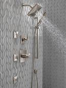 Delta Faucet Stainless Two Handle Multi Function Shower Faucet (Trim Only) 