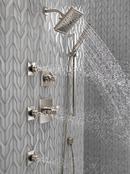 Delta Faucet Stainless Two Handle Multi Function Shower Faucet (Trim Only) 