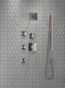 Delta Faucet Brilliance Stainless Two Handle Multi Function Shower Faucet (Trim Only) 
