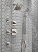 Delta Faucet Brilliance Stainless Two Handle Multi Function Shower Faucet (Trim Only) 