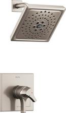 Delta Faucet Brilliance Stainless Two Handle Multi Function Shower Faucet (Trim Only) 
