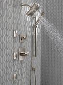Delta Faucet Brilliance Stainless Two Handle Multi Function Shower Faucet (Trim Only) 