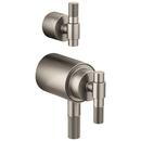 TempAssure Thermostatic Valve With Integrated Diverter T-Lever Handle Kit in Luxe Nickel