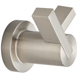 2 Robe Hook in Luxe Nickel