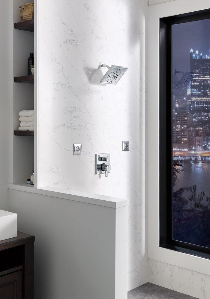 Delta Faucet Chrome Two Handle Bathtub & Shower Faucet Trim Only 