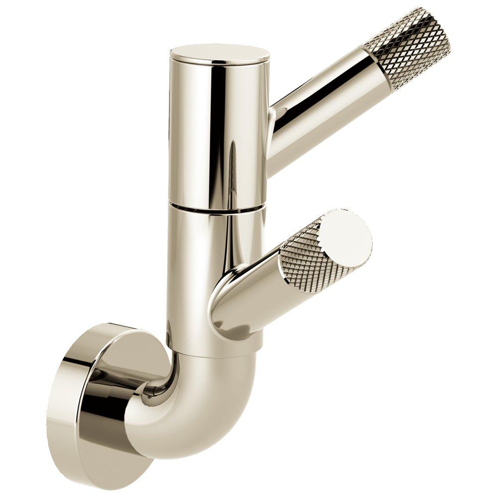 Brizo Polished Nickel 2-Hook Robe Hook 