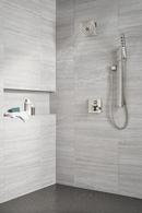 Delta Faucet Brilliance® Stainless Two Handle Bathtub & Shower Faucet Trim Only 