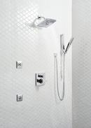 Delta Faucet Brilliance® Stainless Two Handle Bathtub & Shower Faucet Trim Only 