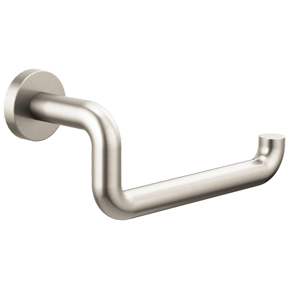 Brizo Luxe Nickel Wall Mount Toilet Tissue Holder 