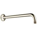 Brizo Brilliance&reg; Polished Nickel 1/2 x 16 in. NPT Solid Brass Shower Arm and Flange 