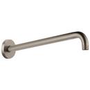 16 in. Shower Arm and Flange in Luxe Nickel