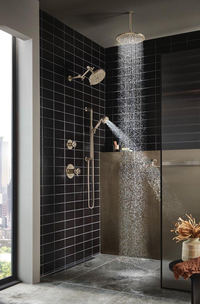 Brizo Brilliance&reg; Polished Nickel 4-1/2 in. Diverter Trim in Luxe Gold (Less Handle) 