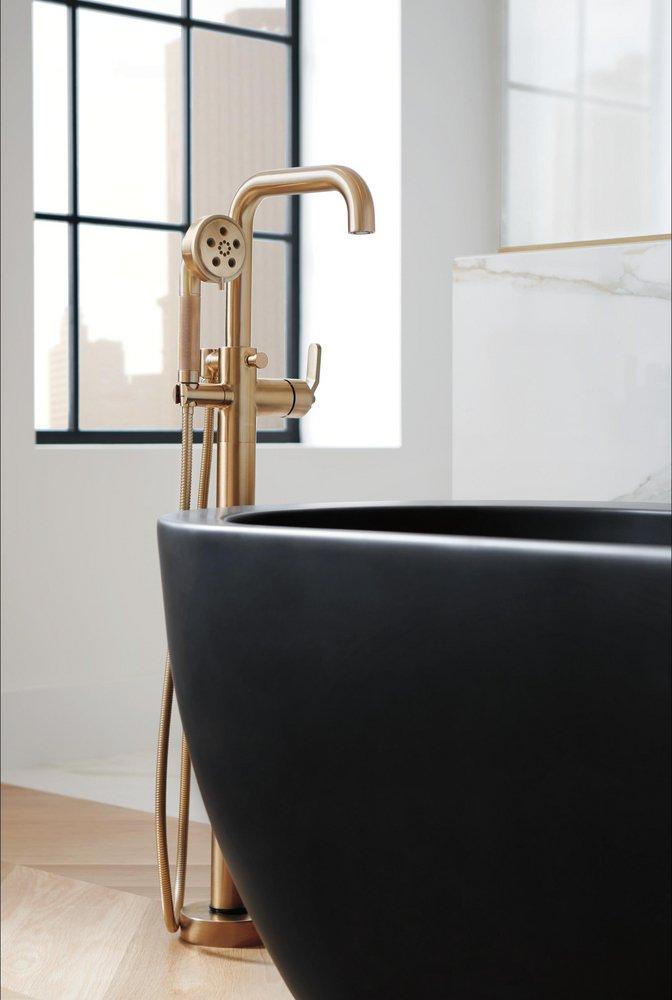 Brizo Luxe Gold Floor Mount Filler (Handles Sold Separately) 