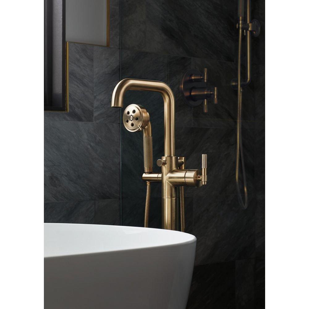 Brizo Luxe Gold Floor Mount Filler (Handles Sold Separately) 
