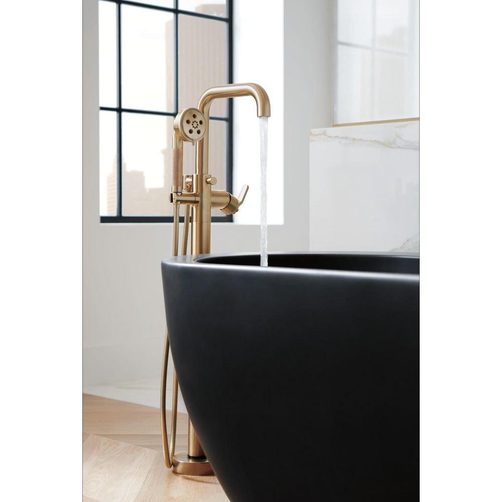 Brizo Luxe Gold Floor Mount Filler (Handles Sold Separately) 