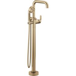 Single Handle Floor Mount Filler in Luxe Gold