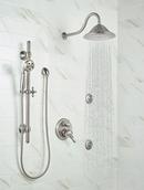 Delta Faucet Brilliance Stainless Three Handle Pressure Balancing Valve Trim with Integrated Diverter 