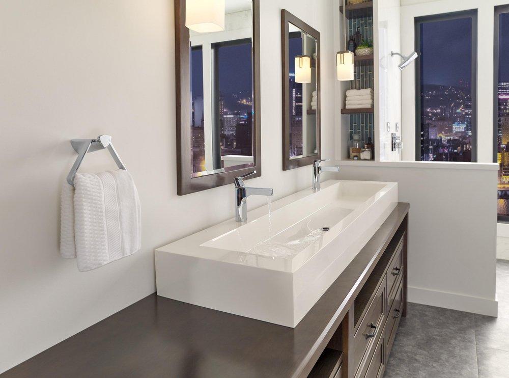 Delta Faucet Chrome Triangular Towel Holder 