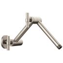 Brizo Luxe Nickel Jointed Shower Arm and Flange 