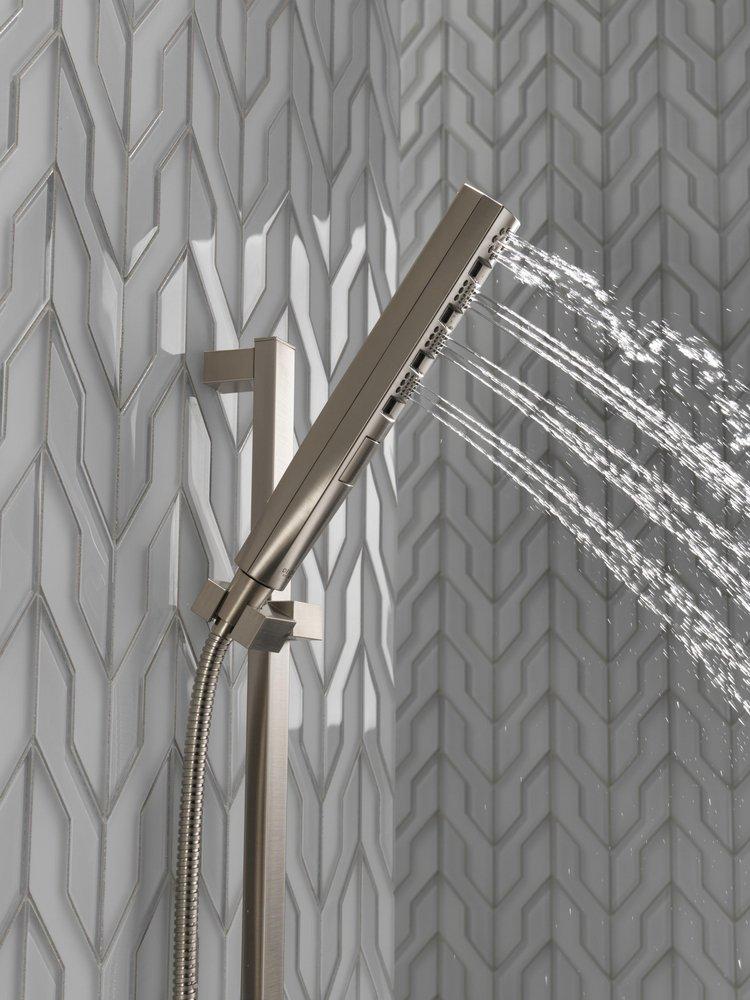 Delta Faucet Brilliance Stainless Multi Function Hand Shower 