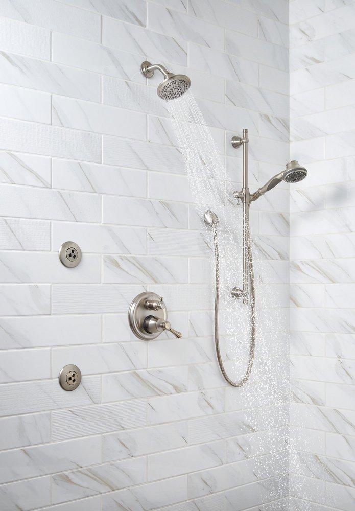 Delta Faucet Brilliance Stainless Two Handle Multi Function Bathtub & Shower Faucet Trim Only 